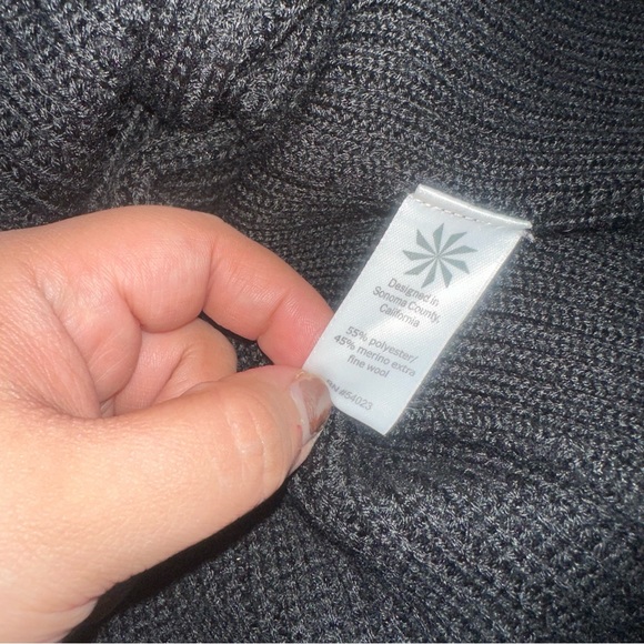 Athleta Womens Ravine Tunic Ribbed Sweater sz XXS #K1 - Picture 4 of 4